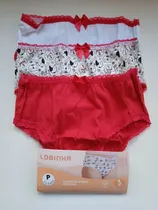 Comprar Bombachas Para Niñas Lupo Pack De Tres. 100 % Algodon.
