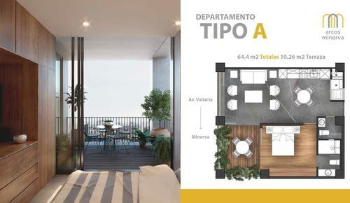 Imagen 6 de 12 de Departamento En Venta En Arcos Vallarta