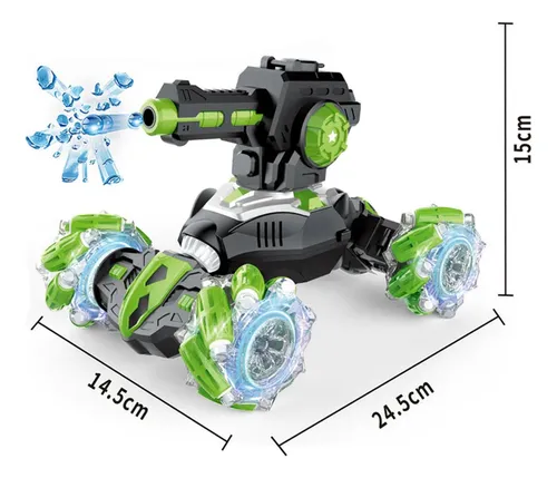 Carro Control Remoto Rc Acrobático Recargable Bolas Hidrogel