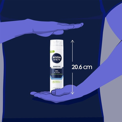 Gel Para Afeitar Nivea Men Sensitive Para Piel Sensible 200ml