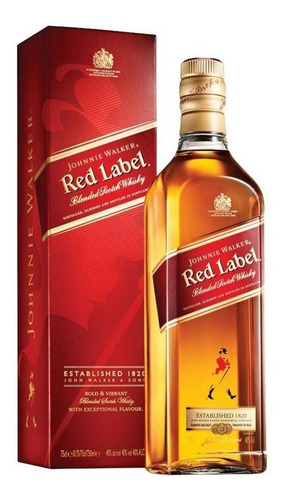 Johnnie Walker Whisky Blended Red Label Blended Scotch 750mL