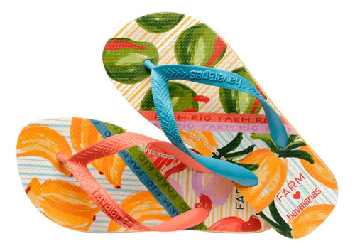 Chinelo Havaianas Farm Lenço De Fruta