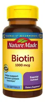 Comprar Nature Made Biotina 1000 Mcg 120 Sg Belleza Cabello Piel Uñas Sabor N\u002Fa 120 Softgels Suplemento Dietético Para Un Cabello Piel Y Uñas Saludables La Biotina También Apoya El Metabolismo Energético