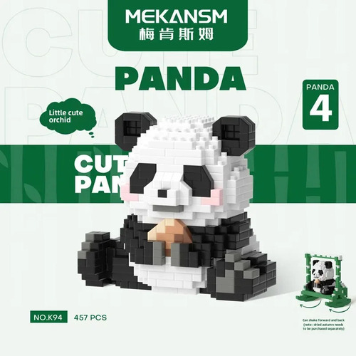 Juego De Regalo Lego Para Panda Chino 6061mini Panda Type A