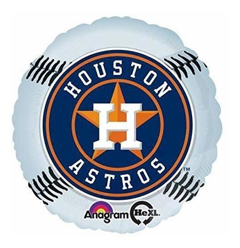 Globo De Aluminio Anagram Mlb Houston Astros Del Equipo De B