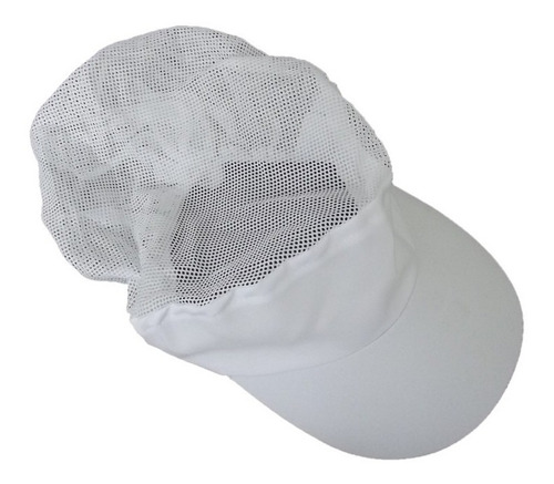 Imagen 4 de 4 de Gorros Para Cocina Gorras Cubre Pelo Con Visera Lavable Tela