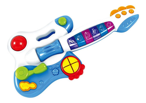 Minha Primeira Guitarra Elétrica Azul - Multikids