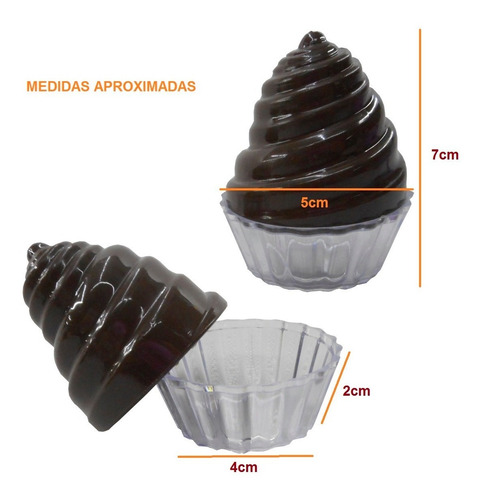 Imagem 4 de 4 de Tortinha Box De Chocolate C/ 8 Unid.