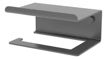 Comprar Portarrollos de papel higiénico gris con soporte para objetos móviles