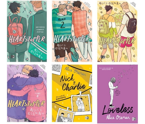 Pack Heartstopper + Loveless - Alice Oseman / V&r 6 Libros