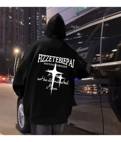 Sudadera Con Capucha Y Forro Polar Para Hombre, Estilo Moderno Americano
