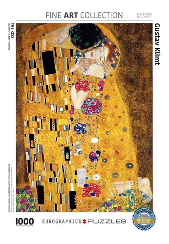 El Beso Kiss Gustav Klimt Rompecabezas 1k Eurographics
