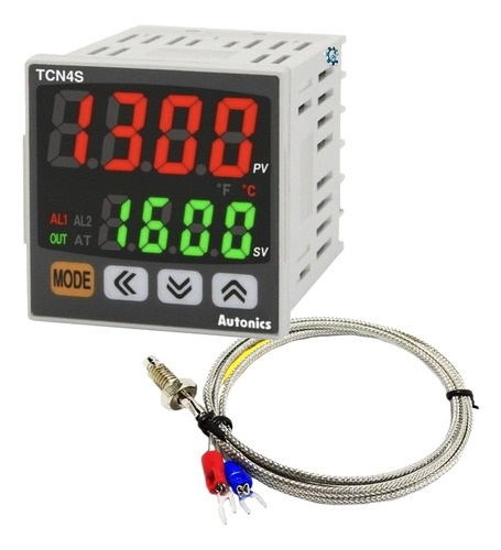 Control Temperatura Pirometro Autonics Tcn4s-24r + Sonda K
