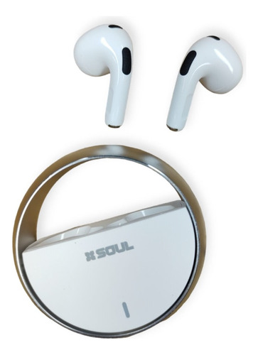 Auricular Manos Libres Bluetooth Soul Tws 1200 C/ Microfono Color Blanco
