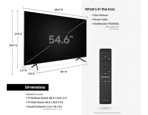 Pantalla Samsung 55 Pulgadas (Usado)