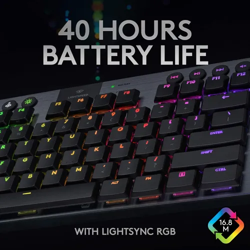 Teclado Mecánico Gaming Logitech G915 Tkl Inalámbrico Rgb