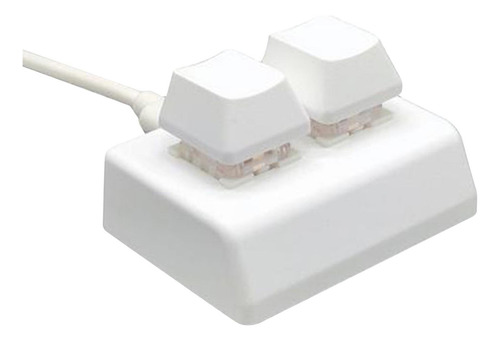 Teclado Usb Para Jogos Com 2 Teclas Teclado Mecânico Branco