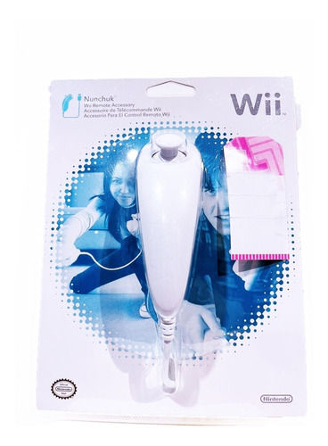 Control Joystick Nintendo Wii Nunchuk Blanco (cerrado)