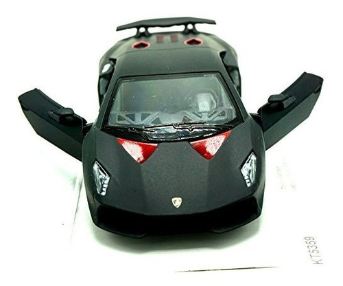 Maqueta Lamborghini Sesto Elemento 1:38 Negra Mate