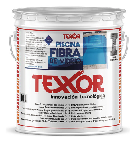 Piscina / Piletas Fibra De Vidrio 10 L. Texxor