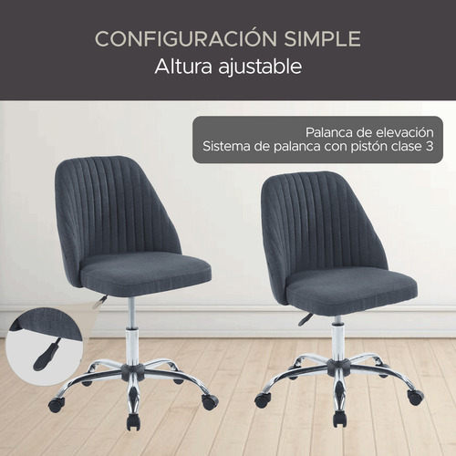 Elly Bennedict de 110kg silla de oficina negra