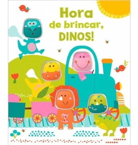 Livro Infantil Para Bebê Hora De Brincar, Dinos!, Ciranda Cultural