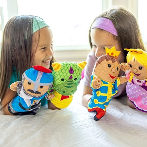 Títeres X 4 Marionetas Amigos Del Palacio Melissa And Doug