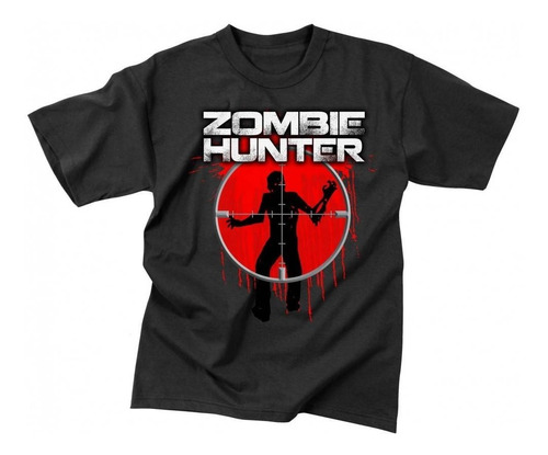 Camiseta Rothco Estampada Vintage Zombie Hunter En Remate