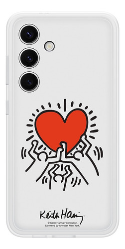 Carcasa Smart View Wallet Para Galaxy S22 Estampado Blanco