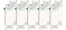 Comprar Leviton 5603-2 W, 15 Amperios, 120\u002F277 V, Decora Rocker De 3