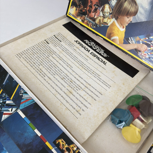Antigo Jogo Buck Rogers Jornada Espacial - Glasslite Anos 80 (Usado)
