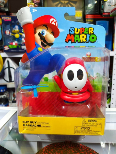 Figura Super Mario Shy Guy With Propeller Jakks Pacific