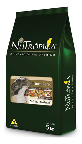 Ração Nutrópica Para Trinca Ferro Seleção Natural -  5kg