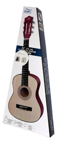 Guitarra Clasica 76cm Cbsky Color Marrón