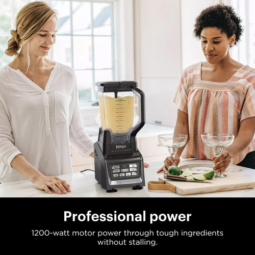 Licuadora Ninja Bl642 Nutri Ninja 1200 W Con Jarra Y Tazas D