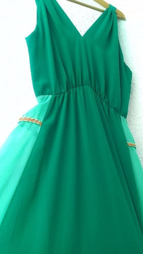 Vestido Largo Gasa Fiesta