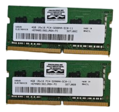 Memória Ram Adata Ddr4 4gb 3200mhz Para Notebook
