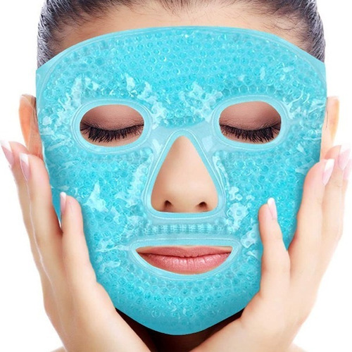 Imagen 1 de 10 de Máscara Facial Gel Frío Calor Terapia Poros Hinchazón Estrés