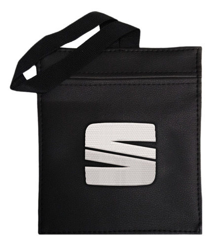 Bolsa  De Basura Para Carro Seat Logo Blanco.