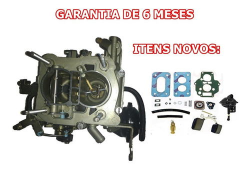 Imagem 1 de 4 de Carburador Gol Saveiro Parati Cht 1.6 Weber Gasolina