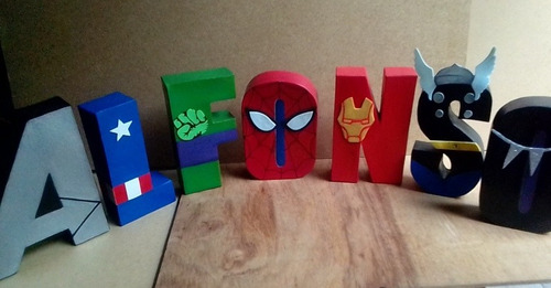 Letras 3d Decoradas