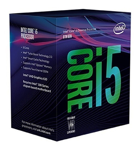Combo Actualizacion Intel Core I5 8400 + B360 + 8gb 2400