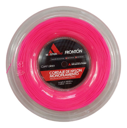 Cuerda Nylon Master Pro Rosa 200mts