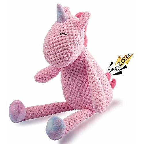 Unicornio De Dragon De Felpa Para Perros Color Rosa