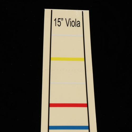 Imagen 5 de 8 de Viola Adhesive Fret Board Vinilo Viola De 15 Pulgadas
