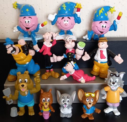 Figuras Sonrics Cartoon Manía, Maguitos, Popeye, Tom & Jerry