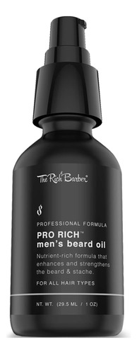 The Rich Barber Pro Rich - Aceite De Barba Para Hombre, 1 On