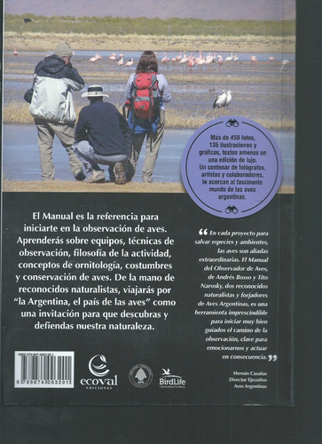 Manual Del Observador De Aves Libro Tito Narosky Bosso