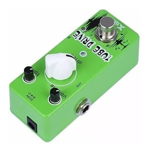 Pedal De Efeito Xvive Tube Drive V7 Outlet Cor Verde