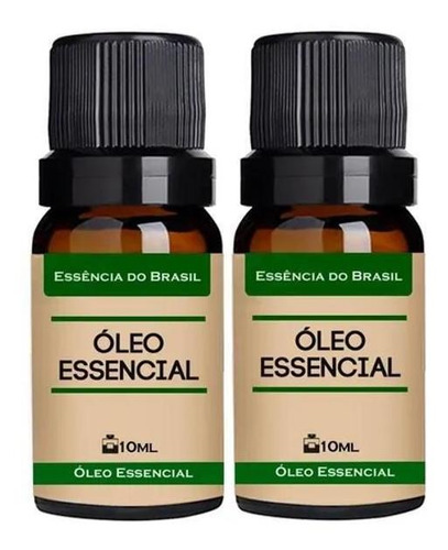 Kit 2 Óleos Essenciais 10ml - Menta Piperita + Citronela